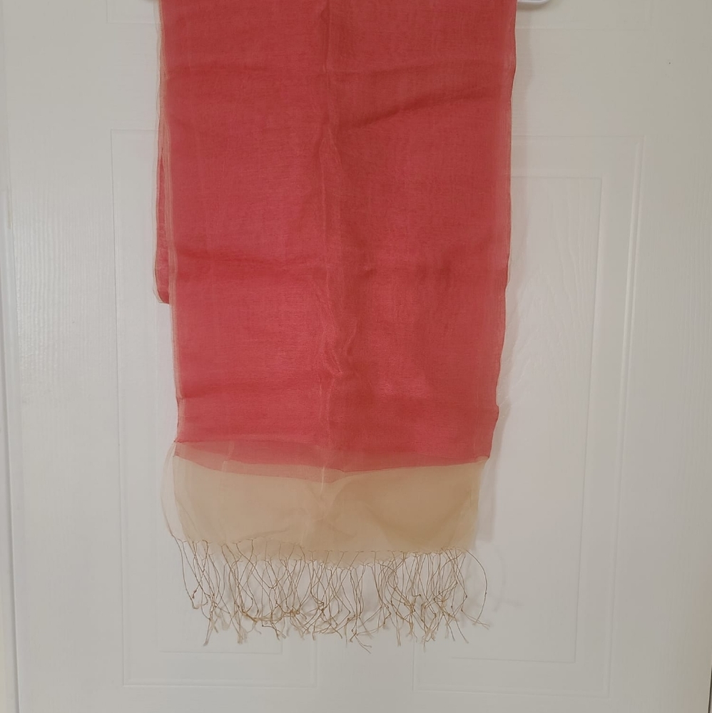 Sheer Pink Scarf